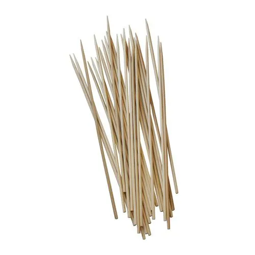 Spedito Oggi PURE SPIEDINI IN LEGNO D.3 MM-30 CM 500 PZ