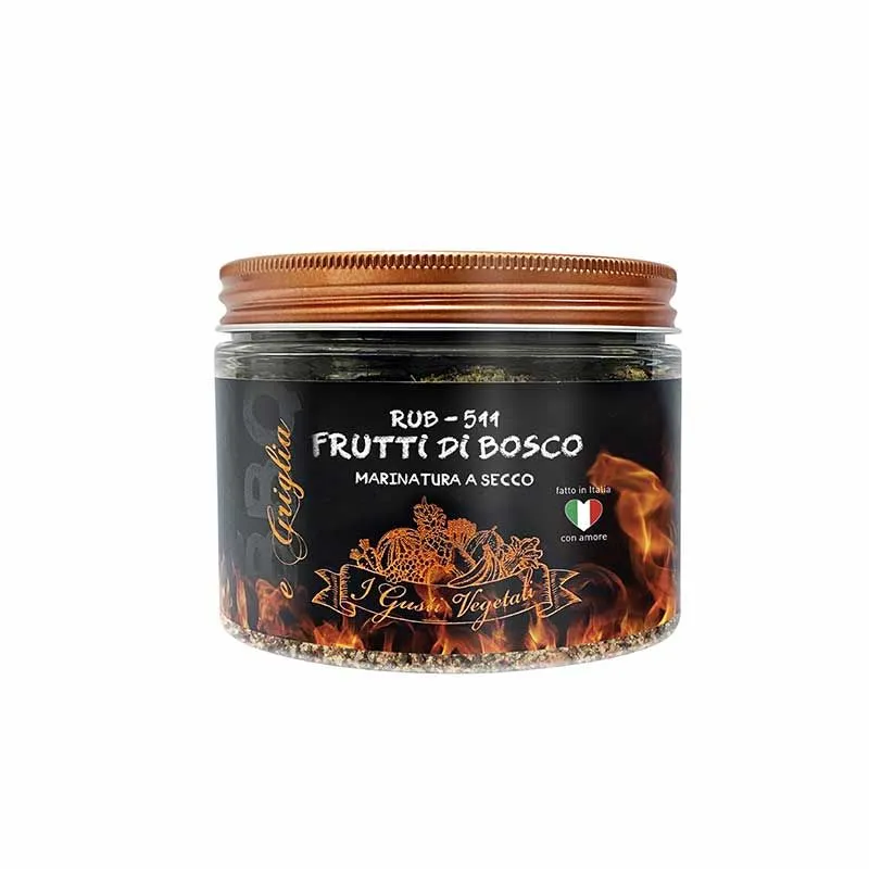 Nuova Collezione BBQ FRUTTI DI BOSCO RUB GR 310