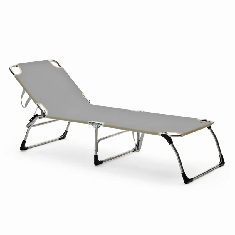 AMIGO XXL LETTINO ALLUMINIO GRIGIO Prezzo Di Fabbrica