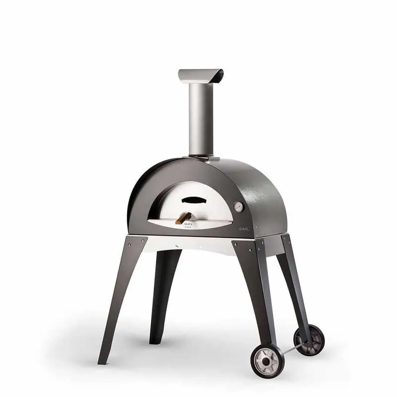 CIAO FORNO A LEGNA CON CARRELLO ARDESIAGRAY Offerta