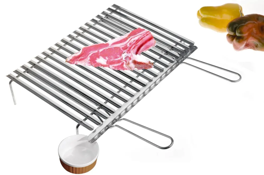 GRATICOLA CANALETTE INOX 40X35 ART.704 Esclusivo