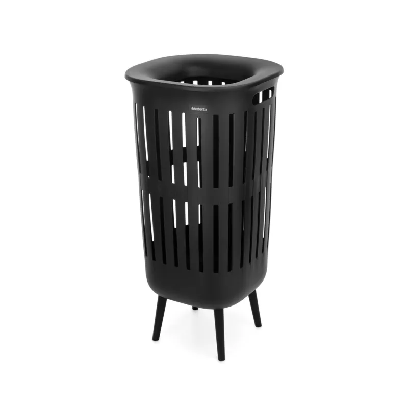 COLLECT-IT LAUNDRY BASKET HI 55L BLACK Compra Adesso