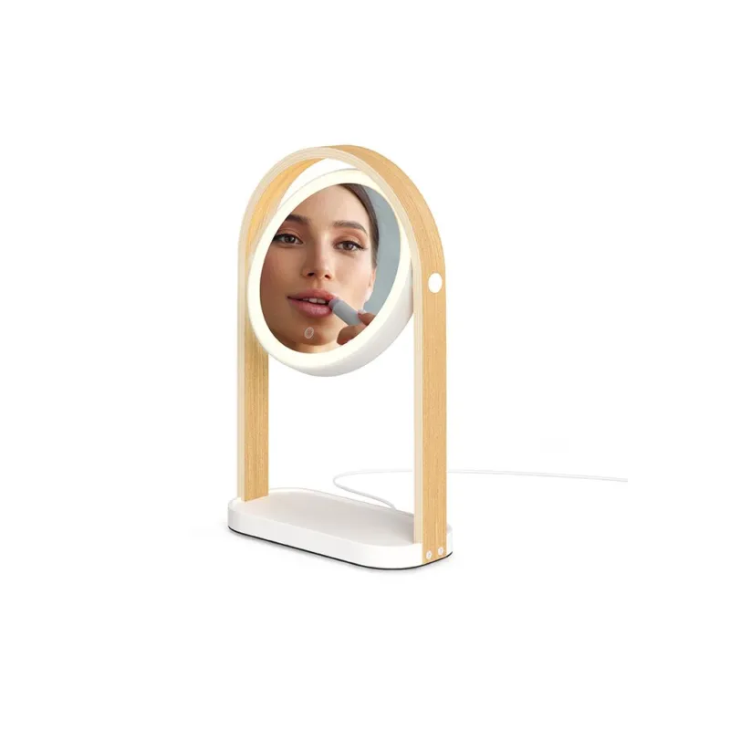 BELLWOOD VANITY SPECCHIO WHITE/NATURAL Pagamento Sicuro