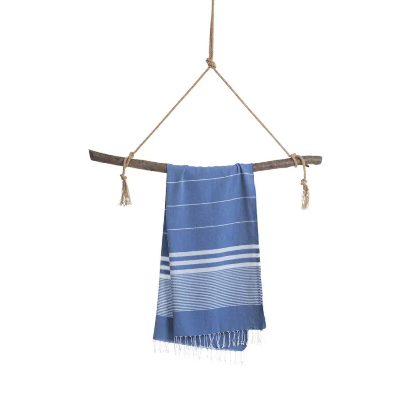 ASCIUGAMANO TELO HAMMAM 180X100 CM SULTAN BLUE Super Prezzo