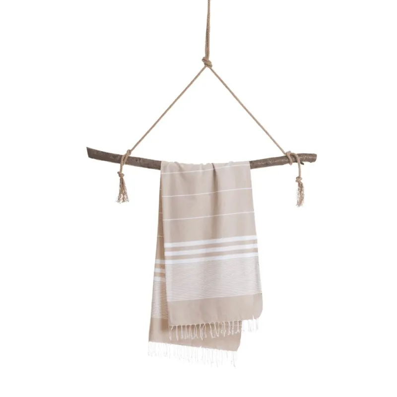 Compra Online ASCIUGAMANO TELO HAMMAM 180X100 CM SULTAN BEIGE