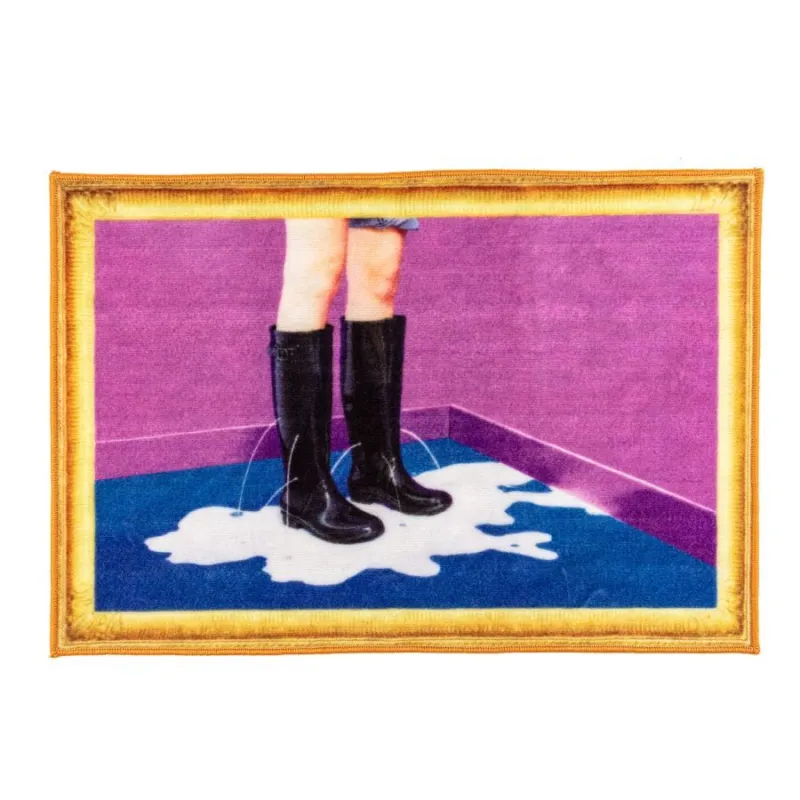 Saldi TOILETPAPER HOME MILKY BOOTS TAPPETO BAGNO 60X90 CM