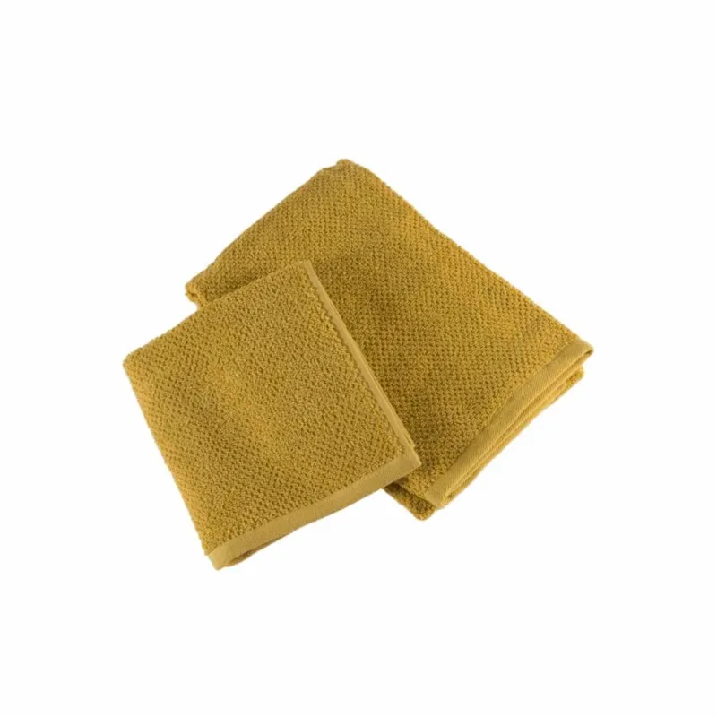 Must-Have PEPE ASCIUGAMANO VISO + OSPITE MOSTARDA