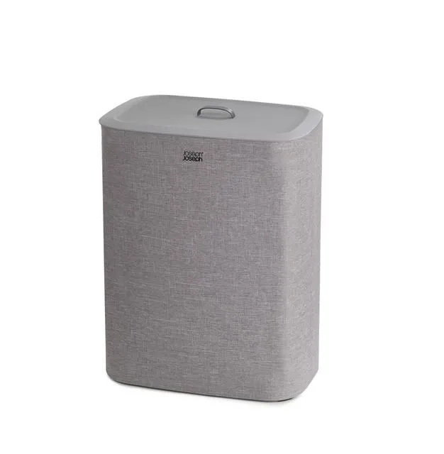 TOTA CESTO PORTABIANCHERIA DA 90 LITRI CON SEPARATORE - GRIGIO Subito Disponibile