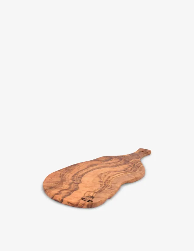 Arte Legno Tagliere Planchette Con Manico Grande In Legno Di Olivo Pagamento Sicuro