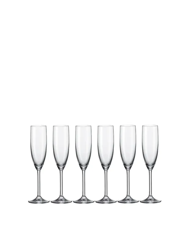 Prezzo Basso Leonardo Set 6 Calici Champagne Daily