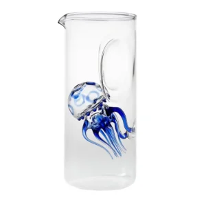 Massimo Lunardon Caraffa Medusa Blu In Vetro Soffiato Bestseller