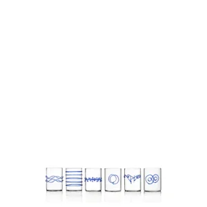 Ichendorf Deco Blue Bicchieri Liquore Set 6 Pz Scelto Dai Clienti