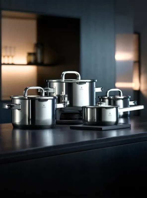 WMF Linea Function4 Batteria Acciaio 5Pz Bestseller