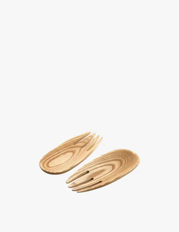 Legnoart Cozze Set Posate Da Insalata In Legno Di Faggio Massello Must-Have