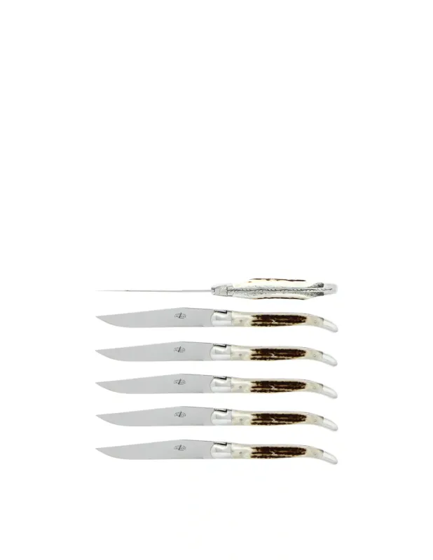Soddisfatti O Rimborsati Forge De Laguiole Coltelli da tavola set da 6