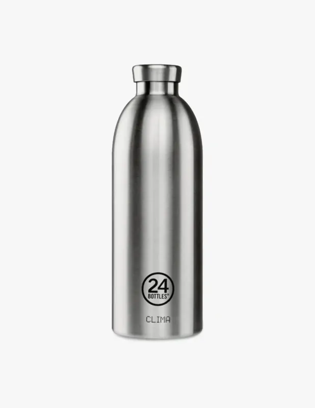 24Bottles Clima Bottle 850 Brushed Steel Occasione