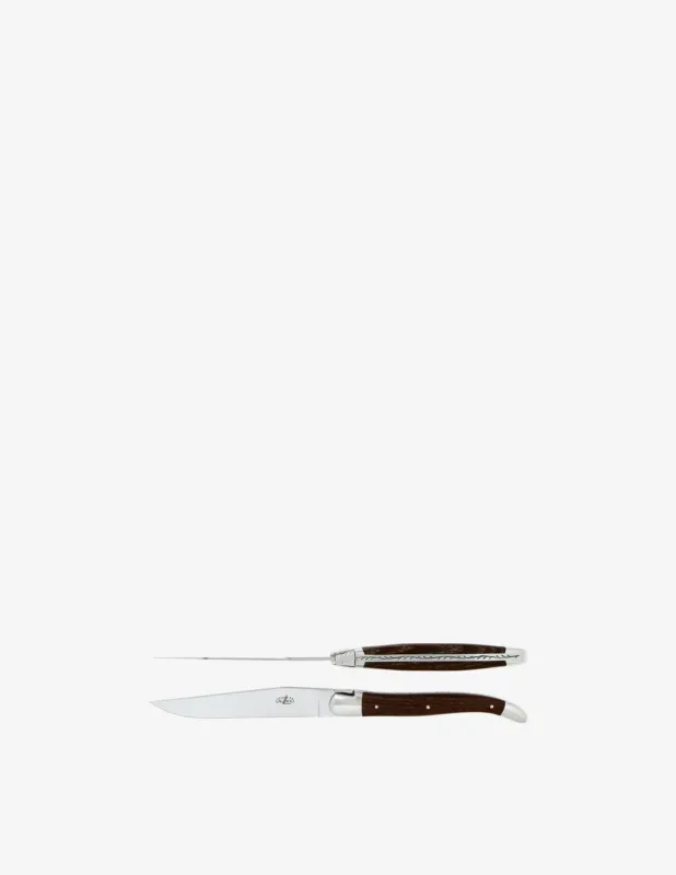 Offerta Forge De Laguiole Coltelli Da Tavola Set 6pz Frassino