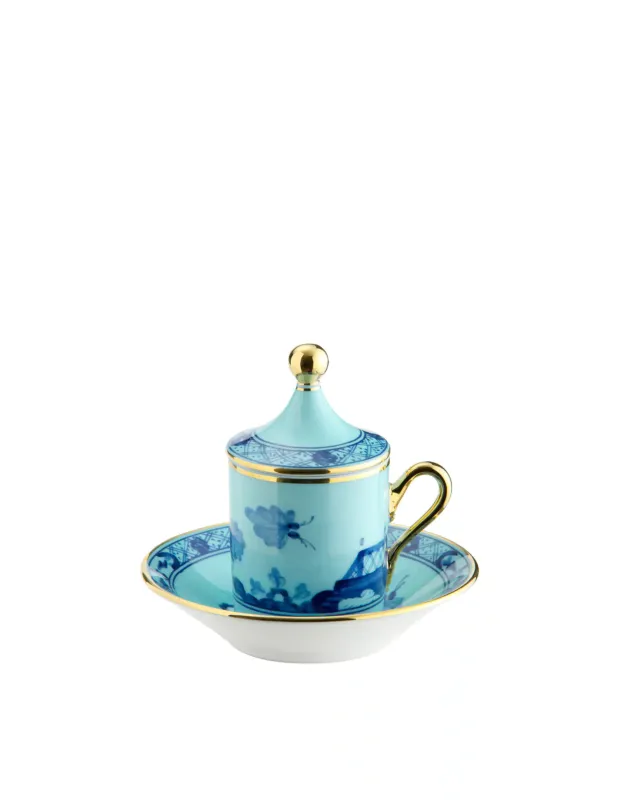 Ginori 1735 Set Caffè Per Due Oriente Italiano Iris Ordina Subito