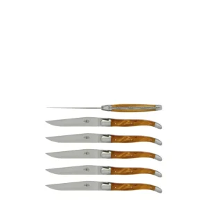 Reso Gratuito Forge De Laguiole Coltelli da tavola set da 6