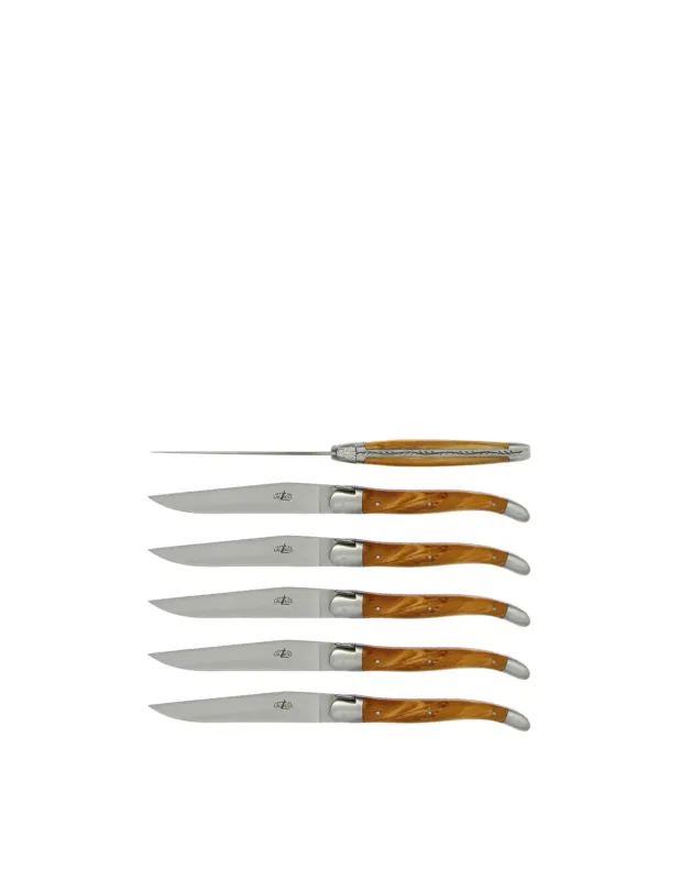 Reso Gratuito Forge De Laguiole Coltelli da tavola set da 6