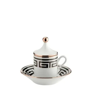 Subito Disponibile Ginori 1735 Set Caffè Per Due Labirinto Nero