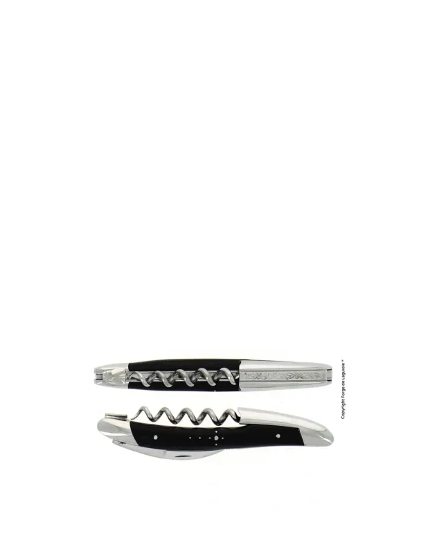 Forge De Laguiole Coltello Da Sommelier Manico In Corno Con Custodia In Pelle Nuova Collezione