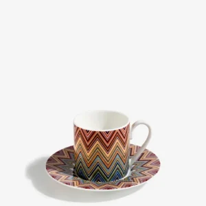 Missoni Home Zig Zag Jarris 156 Conf. Regalo Set 2 Pz. Tazza Caffe‘ C/P Ordina Subito