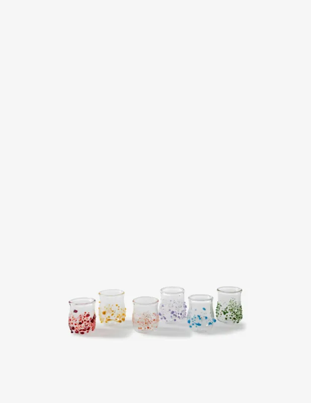 Professionale Massimo Lunardon Dot-Dot Cichetti Bicchierini Set 6 Pz