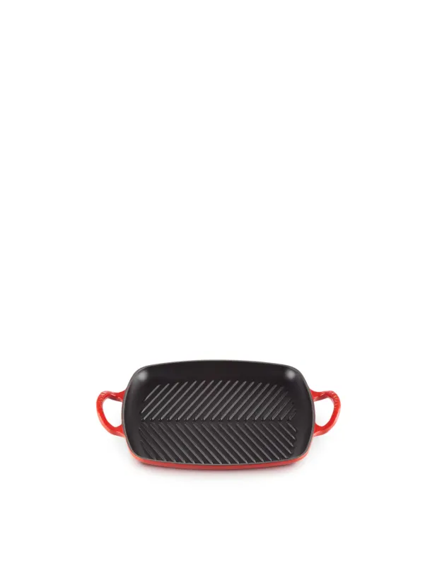 Le Creuset Grill Rettangolare Evo 30X27 Ciliegia - Rosso Subito Disponibile