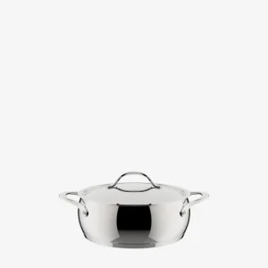 Promozione Esclusiva Lagostina Casseruola Bassa 2 Maniglie Coperchio Cm 26