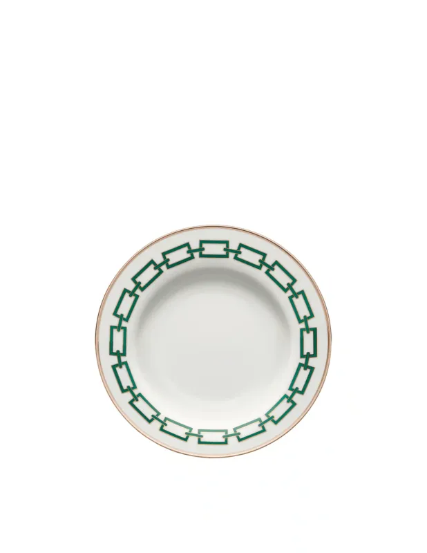 Di Tendenza Ginori 1735 Piatto Fondo Catene Smeraldo