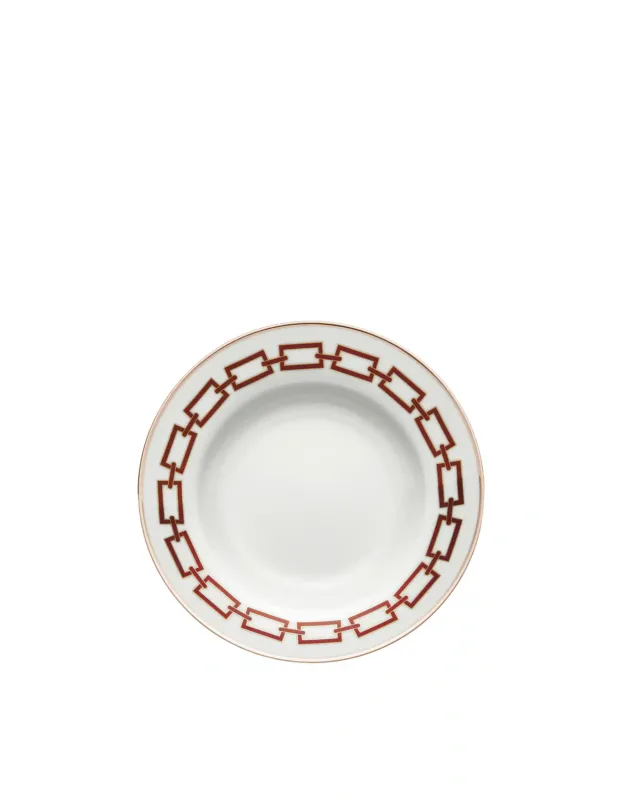 Promozione Esclusiva Ginori 1735 Piatto Fondo Catene Scarlatto
