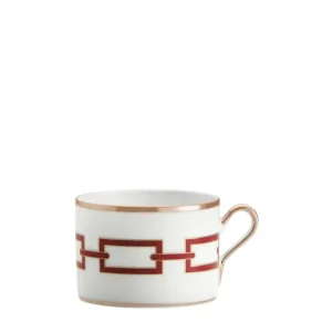 Prezzo Scontato Ginori 1735 Tazza Tè Catene Scarlatto