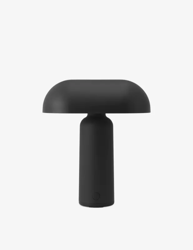 Saldi Normann Copenhagen Porta Lampada Da Tavolo Nero