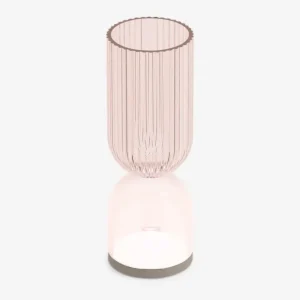 Sconto Lyxo Alba V. A Lampada Da Tavolo Rosa Fume