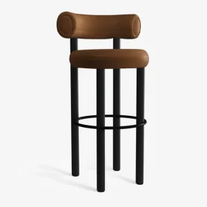 Compra Online Tom Dixon Fat Stool 65 Pelle 0513 Sgabello