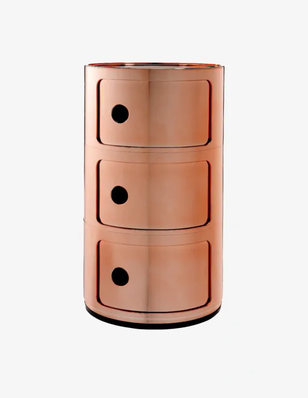 Kartell Componibile 3 elementi Metal Occasione Imperdibile