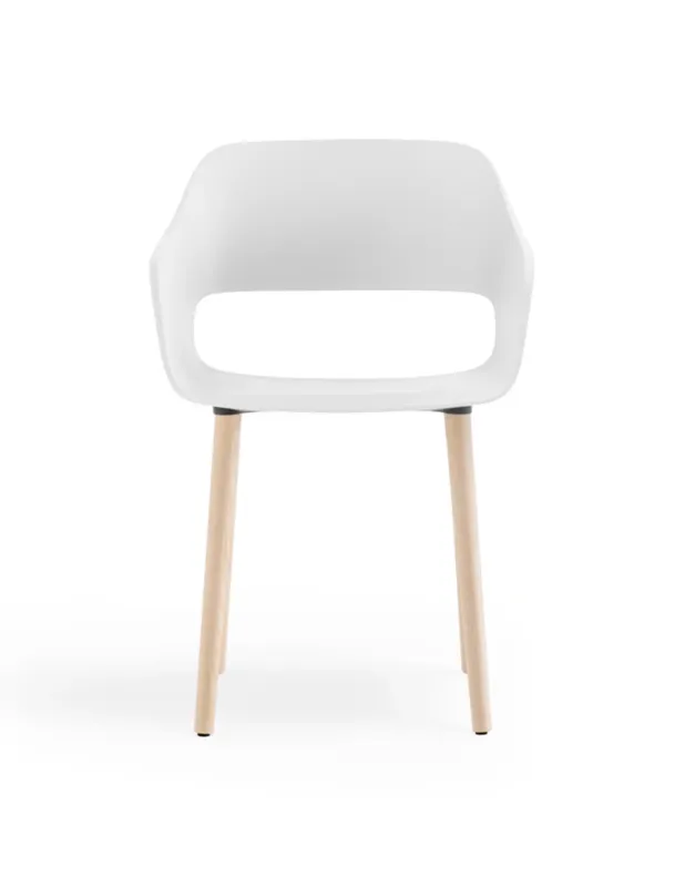 Must-Have Pedrali Babila poltrona con gambe in frassino