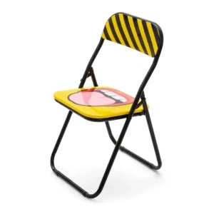 Spedizione Espresso Seletti Sedia Metallo Pieghevole "Studio Job-Blow" Tongue New