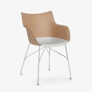 Bestseller Kartell Poltrona Queen Wood Design Philippe Starck