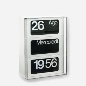 Solo Oggi Solari Lineadesign Dator 60v Vertical Clock