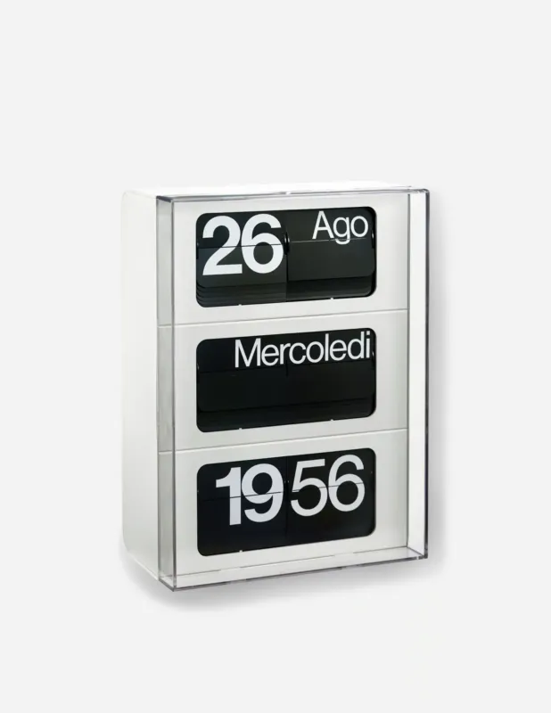 Solo Oggi Solari Lineadesign Dator 60v Vertical Clock