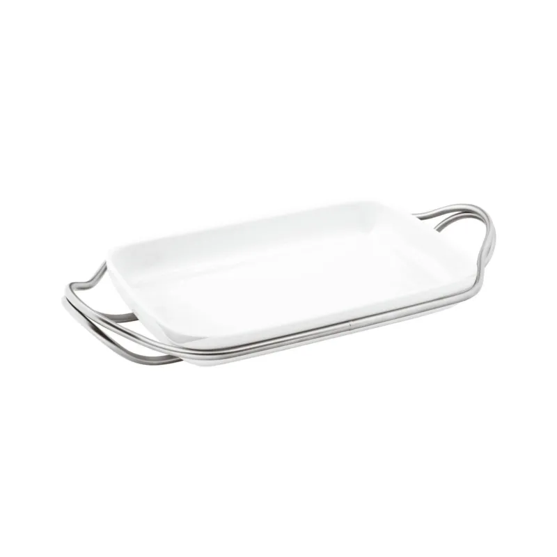 New Living Pirofila rettangolare con supporto Prezzo Basso