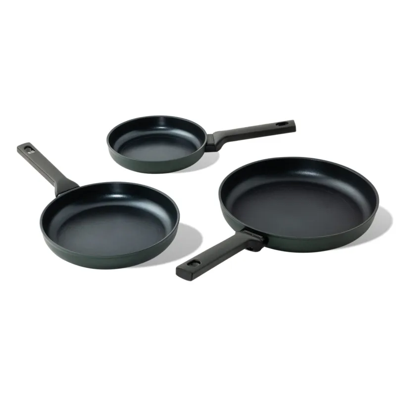 Titan Pro Green Set Salvaspazio con 3 padelle antiaderenti Offerta Lampo