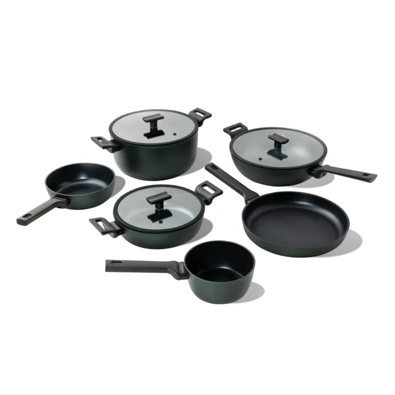 Titan Pro Green Set da Chef con batteria di pentole da 9 pezzi A Buon Prezzo