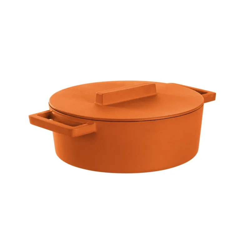 Terra.Cotto Cast Iron Casseruola bassa 2 maniglie Esclusivo