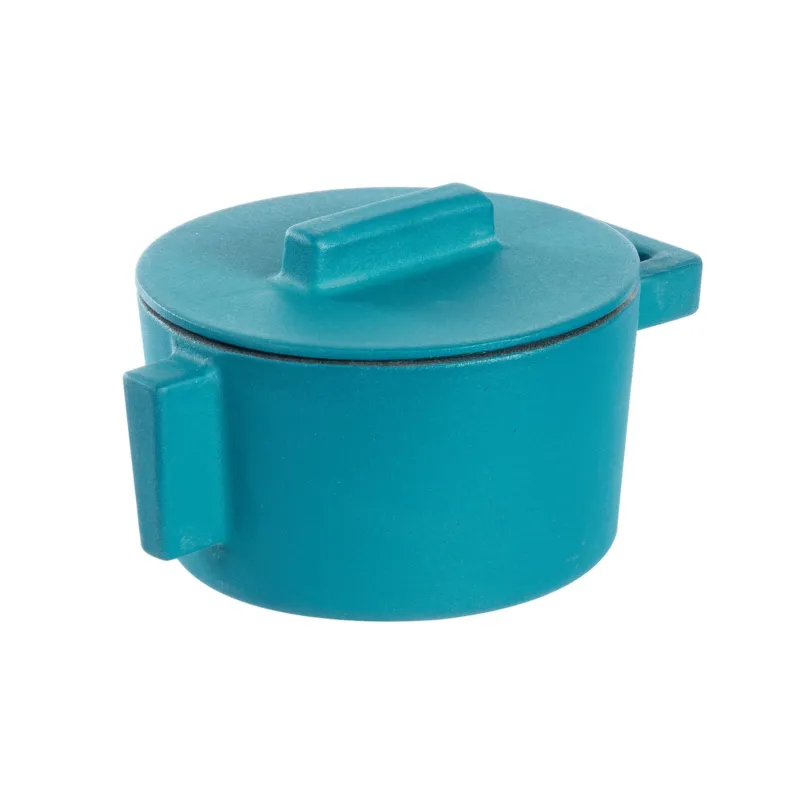 Terra.Cotto Cast Iron Casseruola alta 1 manico Spedizione Espresso