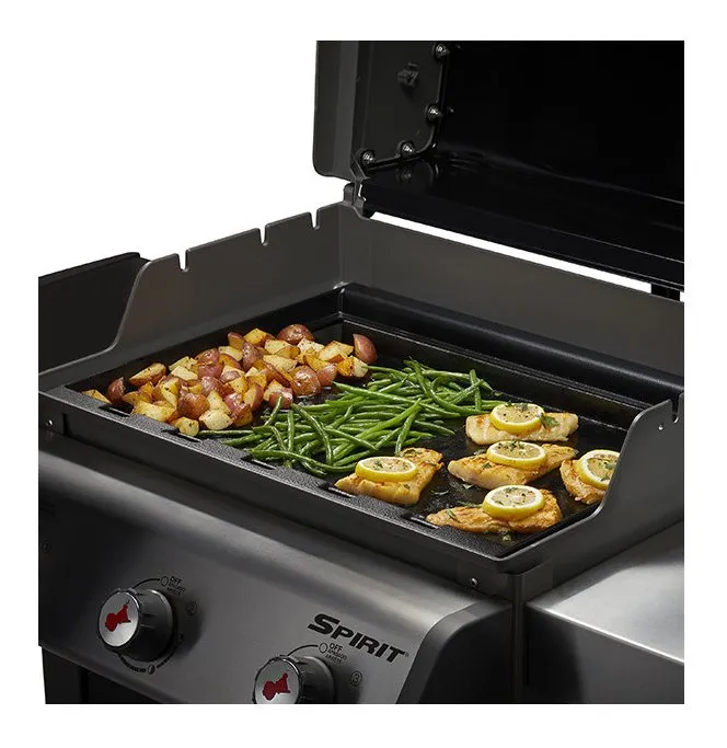 Ultimissimo Modello Piastra ghisa Weber 6790 SPIRIT per serie 300 Nero