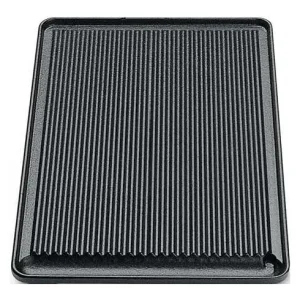 Offerta Lampo Piastra ghisa Ompagrill GAS OPT 4028 GHI rigata Nero