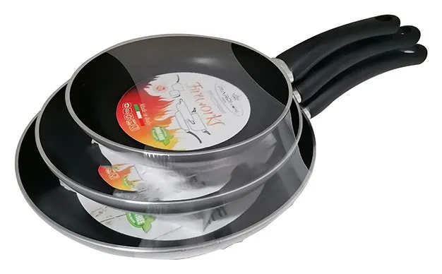 Offerta Limitata Set padelle Piardinox FUTP0340GR01 FIREWORKS Grigio e Nero